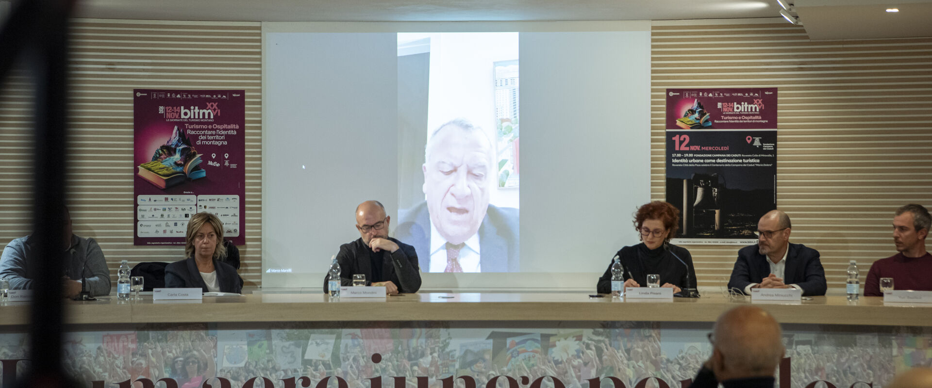 XXVI BITM - Marco Marsilli porta il saluto della Fondazione Campana dei Caduti